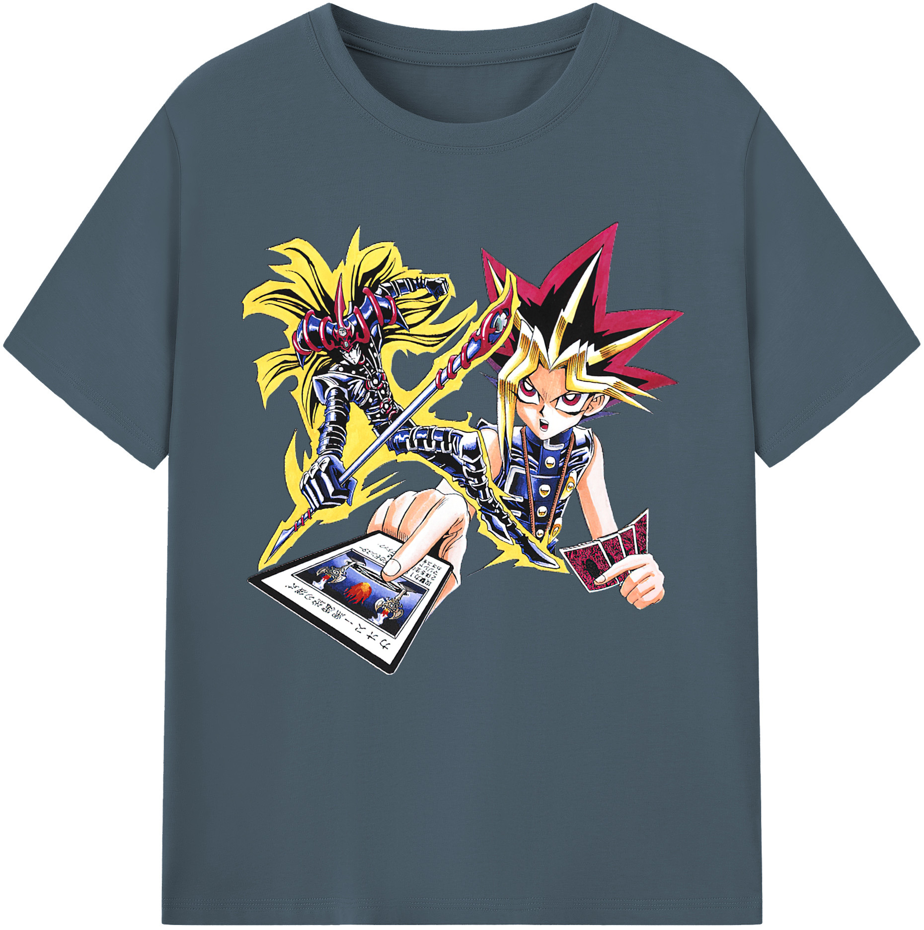 （画像用） 遊☆戯☆王 Yu-Gi-Oh! 綿100％半袖Tシャツ（フロントプリント）
